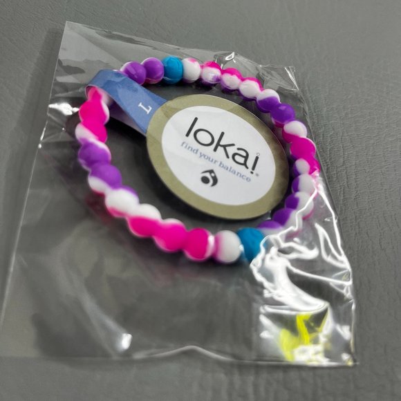 Lokai Bracelets Girl Mom Tie-Dye Pink & Purple Theme New Sealed NWT - Picture 3 of 3